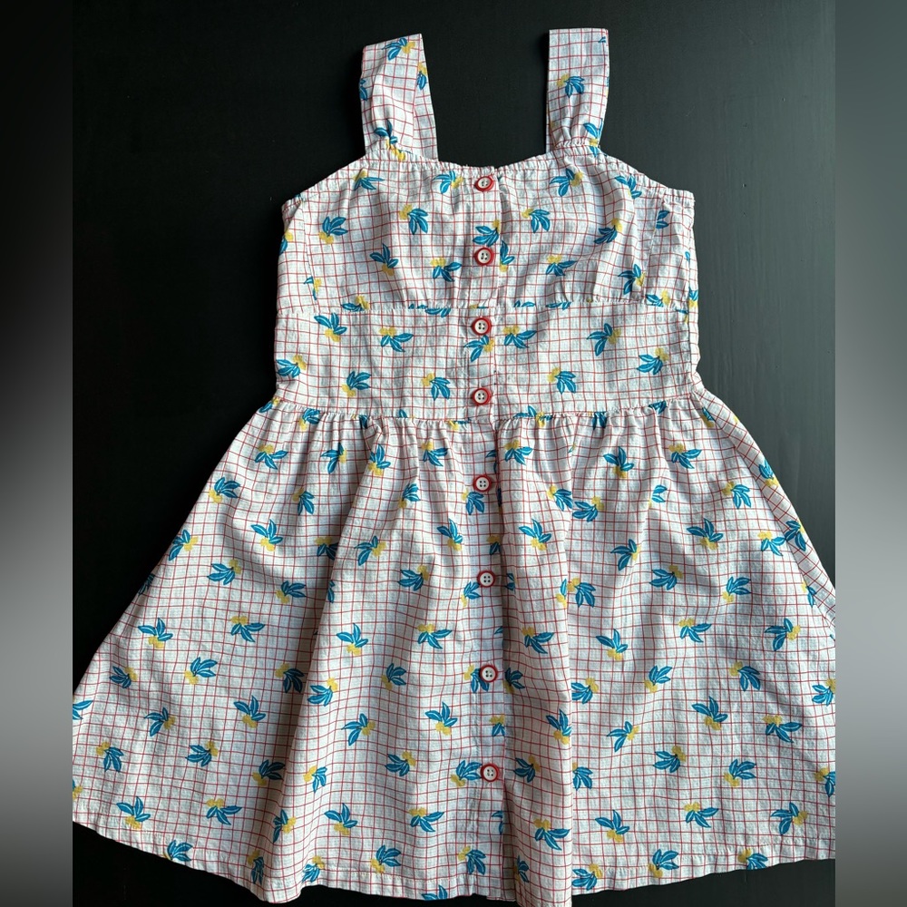 Girl summer dress. Sleeveless. 100% cotton. Size 12